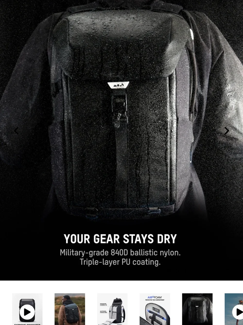 MOUS EXTREME COMMUTER LID BACKPACK